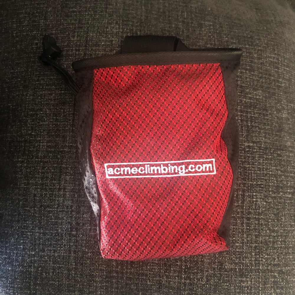 Rock climbing chalk bag